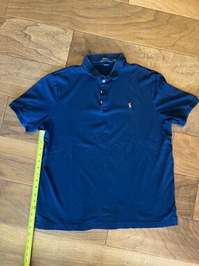 Polo by Ralph Lauren Men’s Navy Short-Sleeve Polo with Embroidered Pony